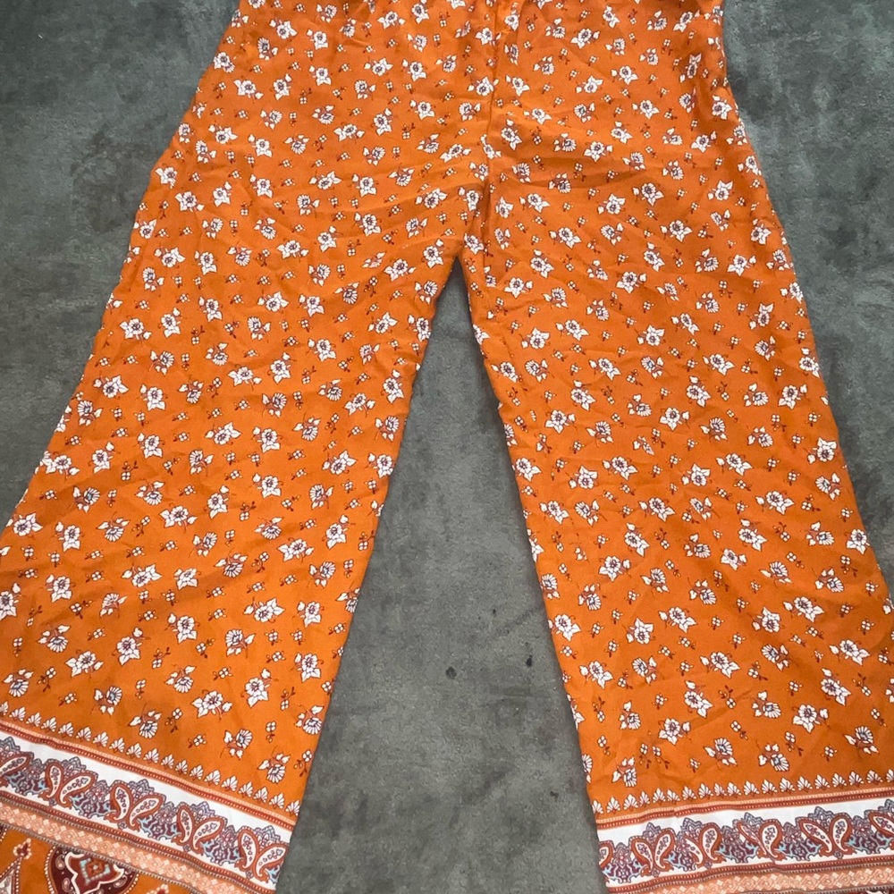 Loose flare pants